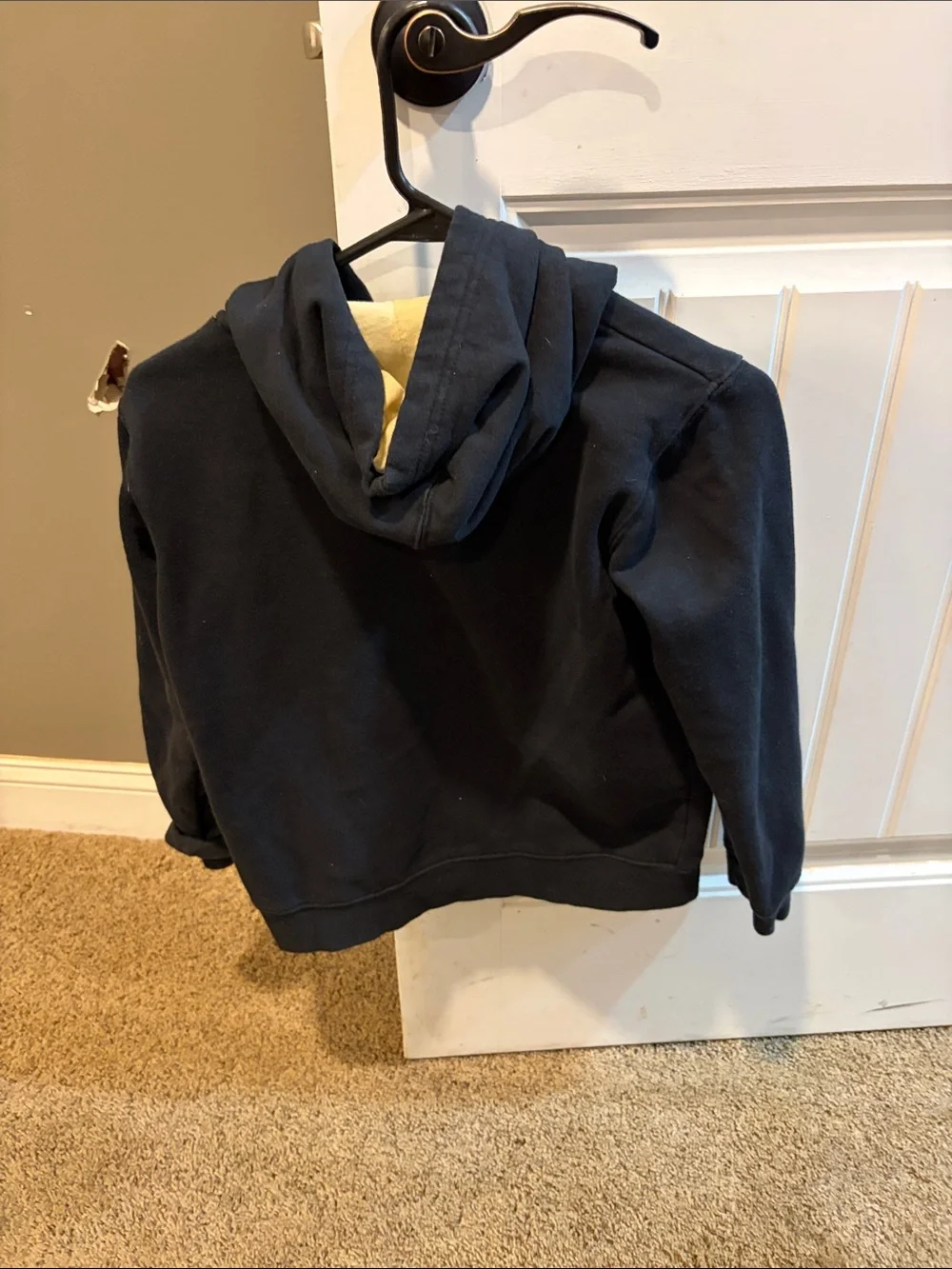 NFL Black Kids Hoodie with Gold Fleur-de-Lis Patch